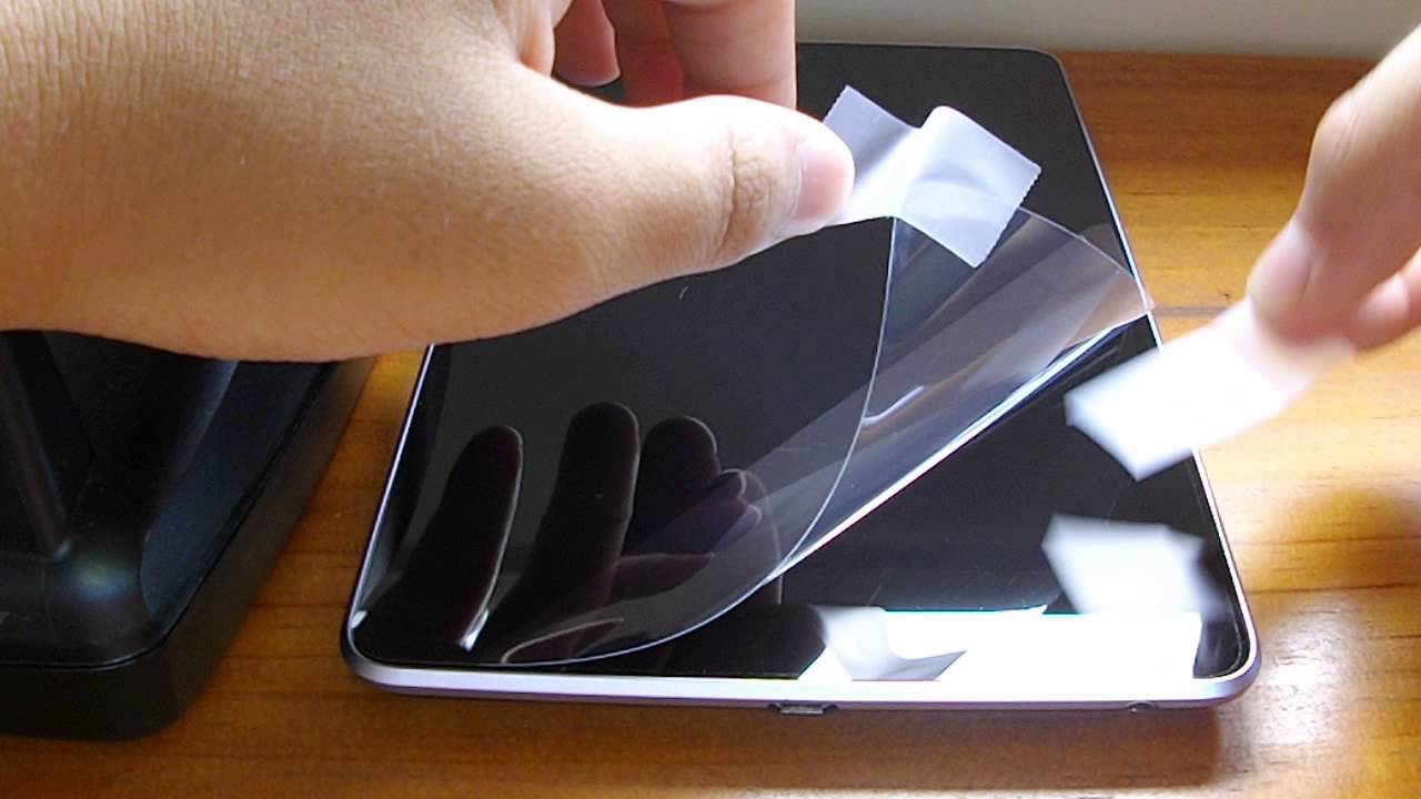 How To Clean A Screen Protector Cleaning Dust Under a Screen Protector - YouTube