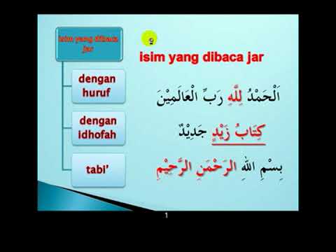 Belajar Nahwu 45 Mengenal Isim Majrur Yang Dibaca Jar Youtube