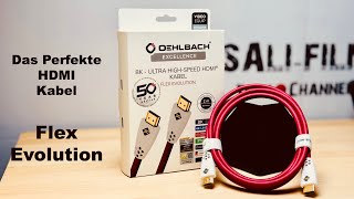 Oehlbach 8K Ultra High-Speed Hdmi Kabel Flex Evolution 50 Jahre Perfektion