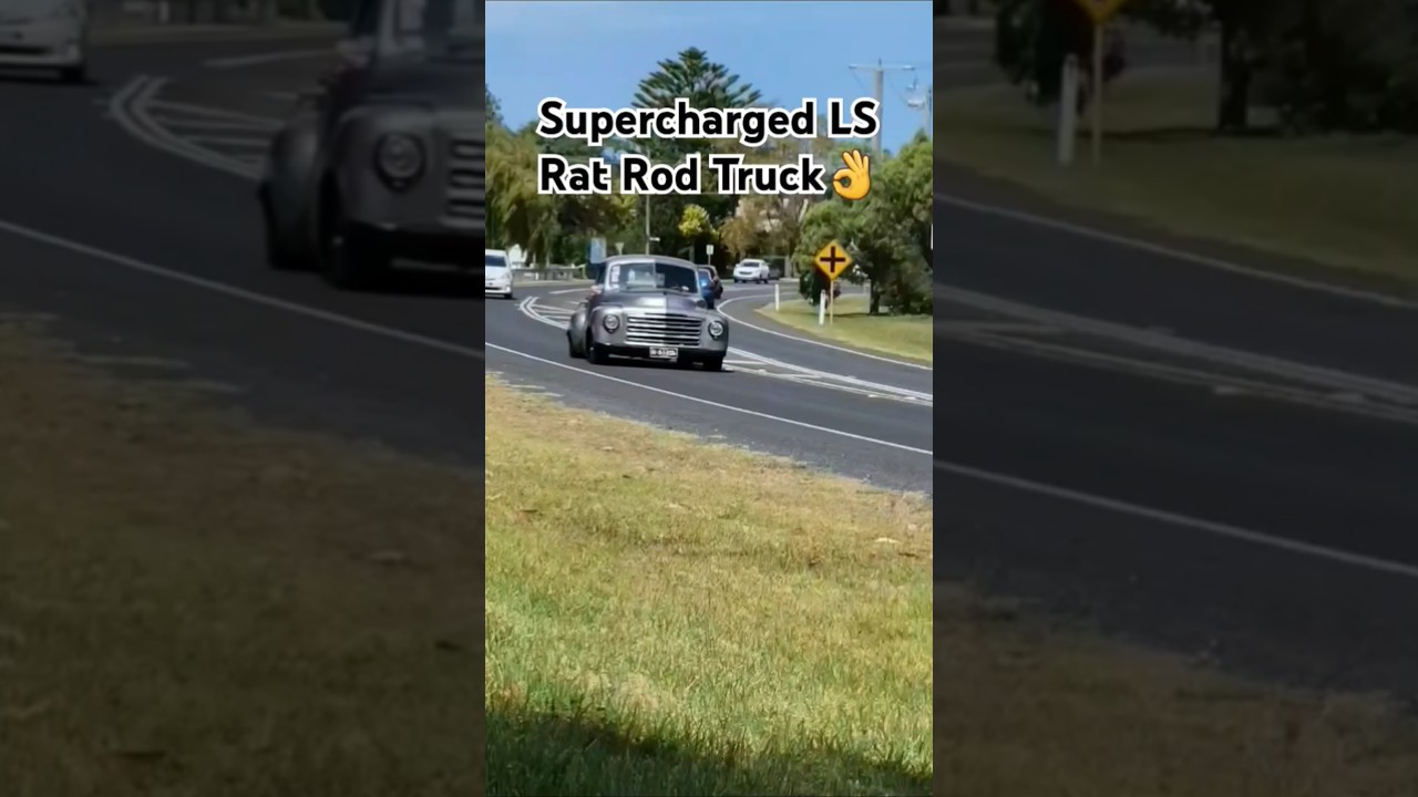 Rat Rod Supercharged LS Rips It!