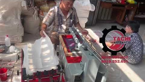 In bao bì,túi xốp rất đơn giản với máy in lụa TA CHI #shorts