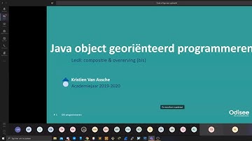 Java-OO Compositie en Overerving