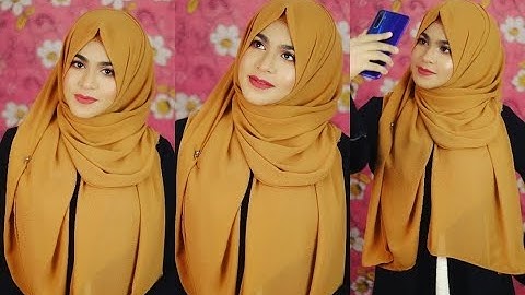 Without Inner Cap & Full Coverage Chiffon Hijab Style | EP-1( Chiffon Freak) | MUNA