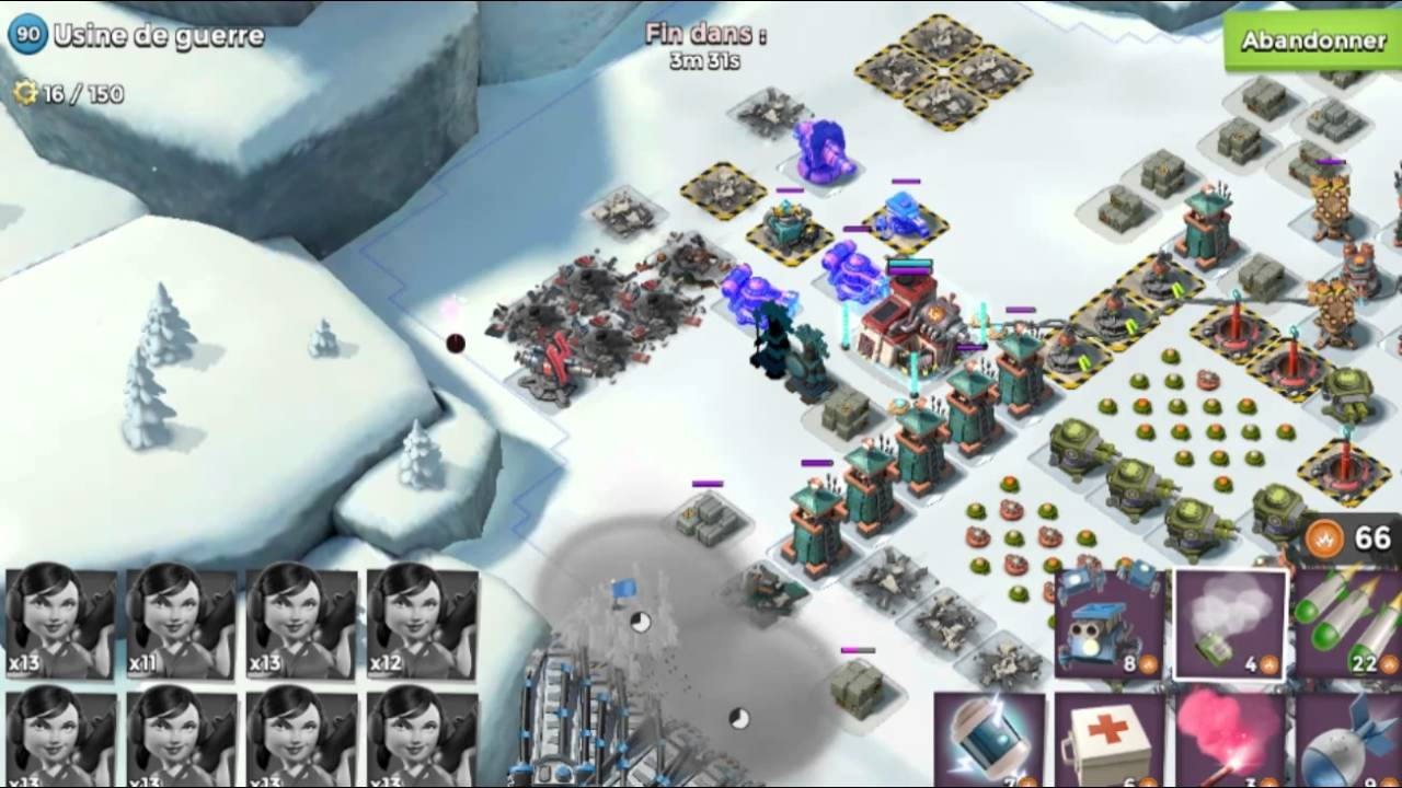 Boom beach #173 - Usine de guerre/War factory ( 05/09/2016 ) - Full
