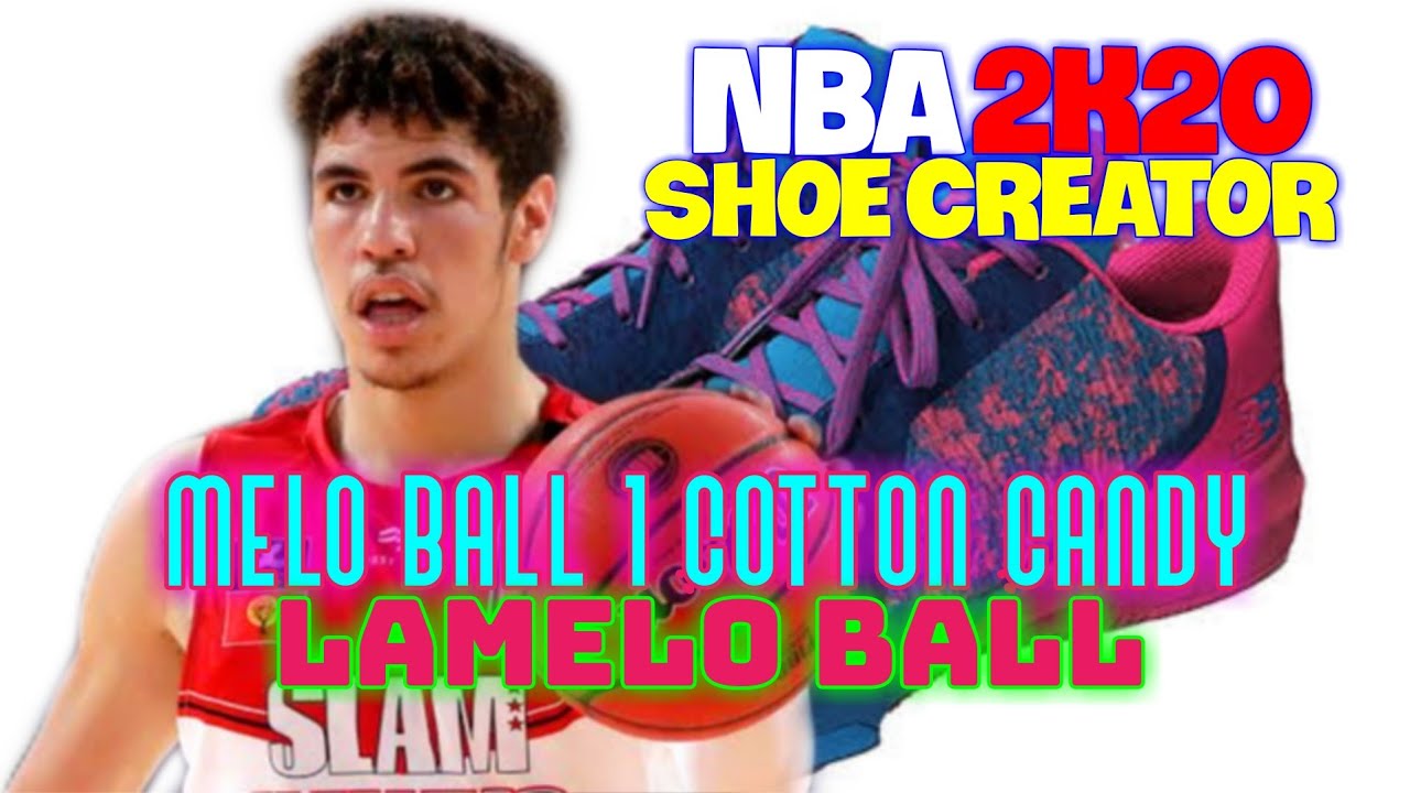 lamelo ball cotton candy shoes
