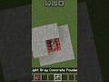 TNT vs light Gray concrete powder #minecraft #shorts #trending #vempaioffical