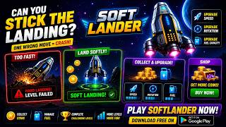 Soft Lander – Epic Space Rocket Landing & Upgrades Gameplay screenshot 3