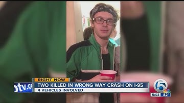 Two killed in wrong way crash on I-95