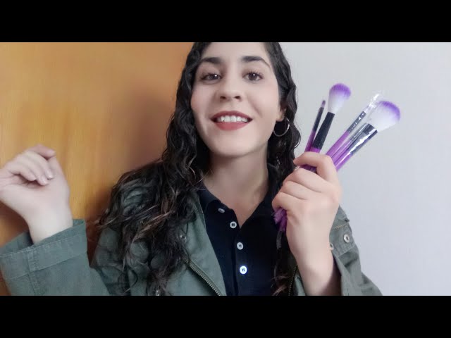 ASMR mostrándote mis brochas (español MX)