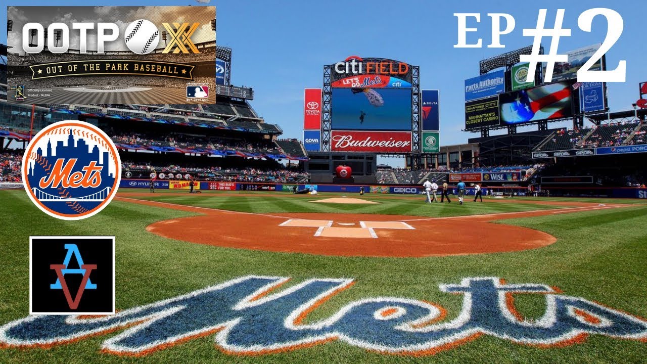 OOTP 20 - New York Mets Ep.2: The First Game - Out of the Park 20 Let's ...