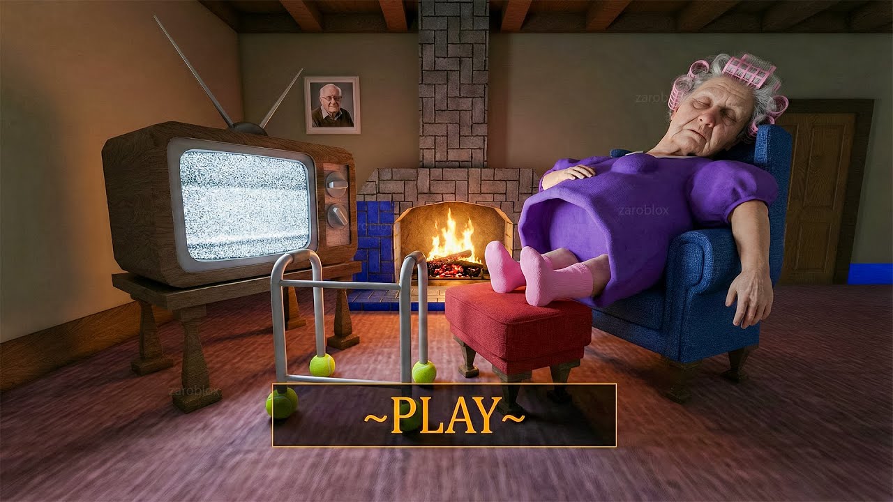 Grumpy Gran Obby in Real Life - All Morphs Unlocked Barry, Ani-Tron, Grumpy Gran, Siren Head