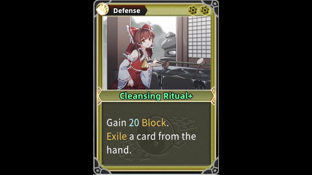 Red Reimu becomes Oriental Reimu, plays Defensive Ability pile stall