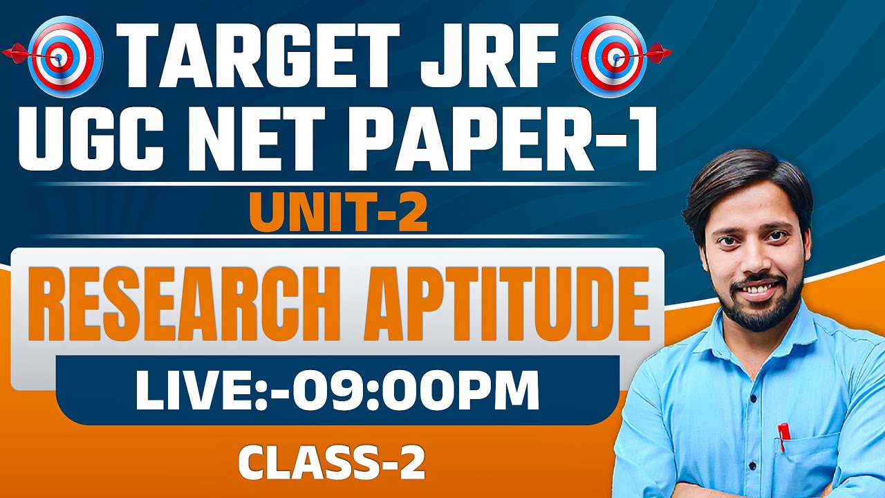 UGC NET Paper-1 | TARGET JRF | RESEARCH APTITUDE UNIT-1 की टॉपर रणनीति ...
