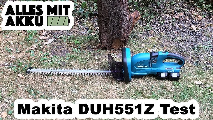 Bedøvelsesmiddel Virus lørdag Makita Twin 18v Hedge Trimmer DUH551 - YouTube