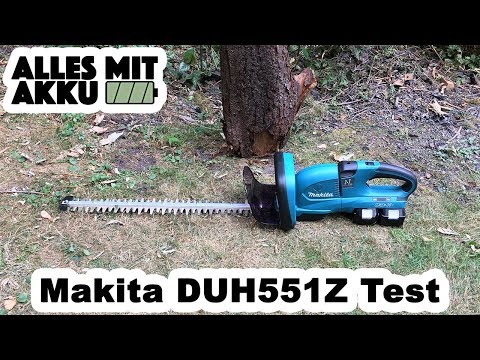 Makita DUH551Z Heckenschere Test | ALLES MIT AKKU