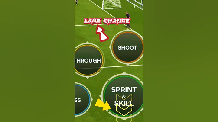 Best Skills Lane Change 🔥FC25/fifa Mobile skills moves lane change🔥#fc24#ytshorts#shorts