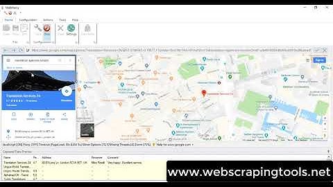 Review data scraping of Agencies from Google maps | Webharvy | Keyword scraping