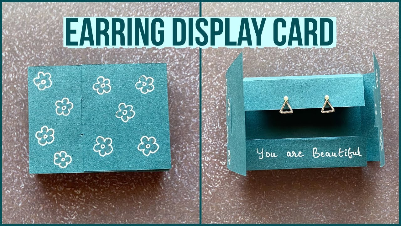 DIY Earring Display Cards, Gift Ideas