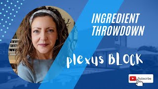 PLEXUS BLOCK  Ingredient Throwdown. @guthealthisabigbigdeal