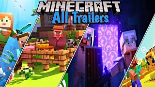 All Minecraft Trailers in just 120 seconds.             Like and subscribe my channel