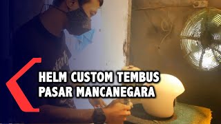 Hebat Helm Custom Buatan Anak Muda Sukabumi Dijual Sampai Luar Negeri