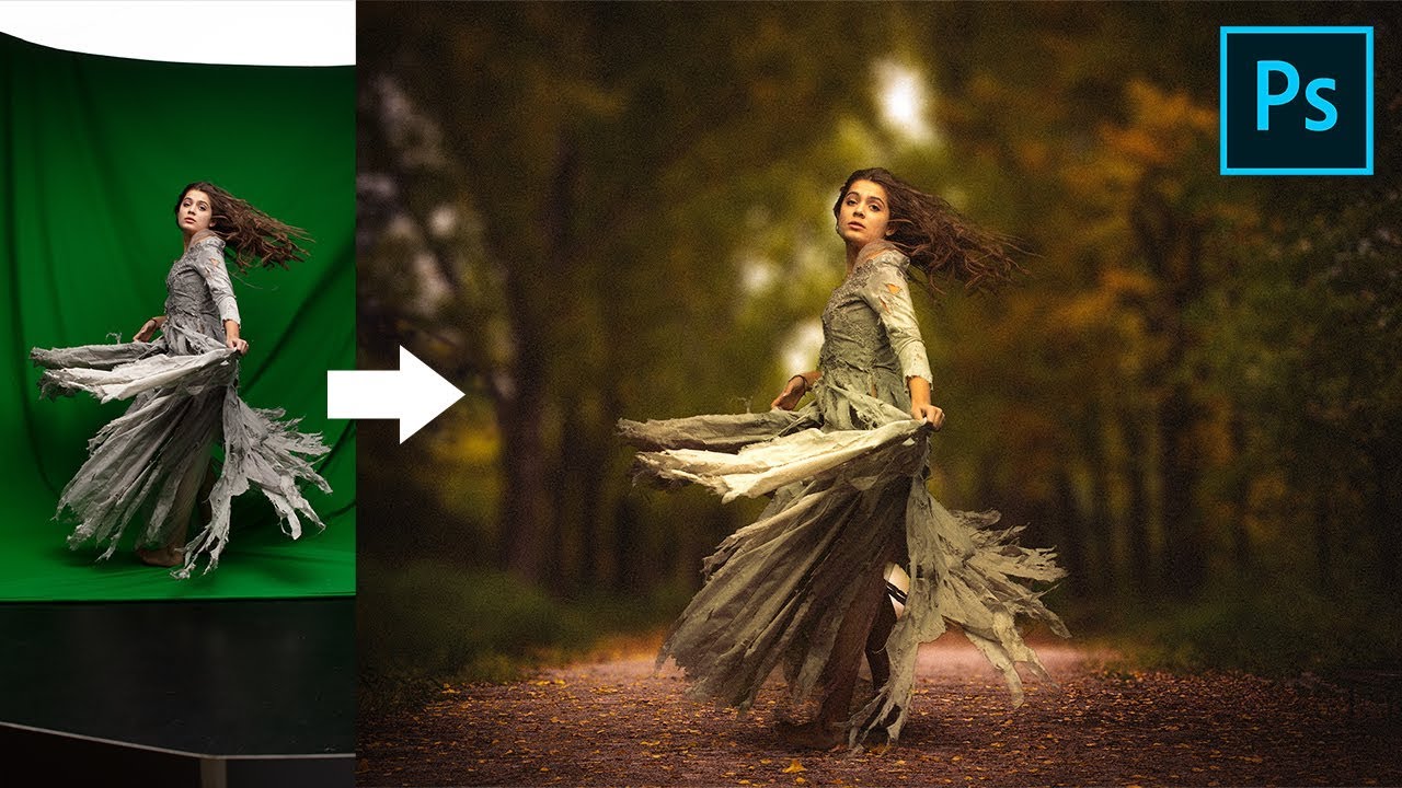 Use Green Screen to Create Composites in Photoshop! - YouTube