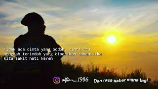 Story WA || Jangan terlalu berharap kepada manusia.