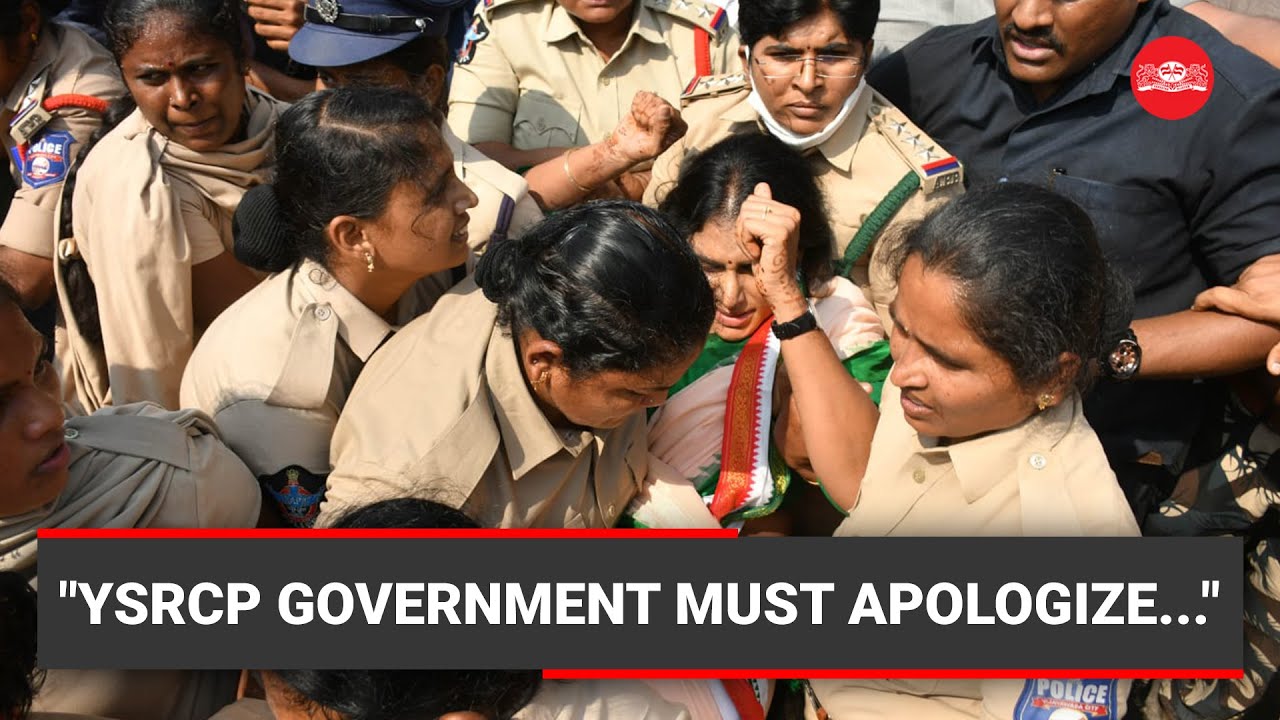 Y S Sharmila, 40 Congress workers detained for ‘Chalo Secretariat’ protest