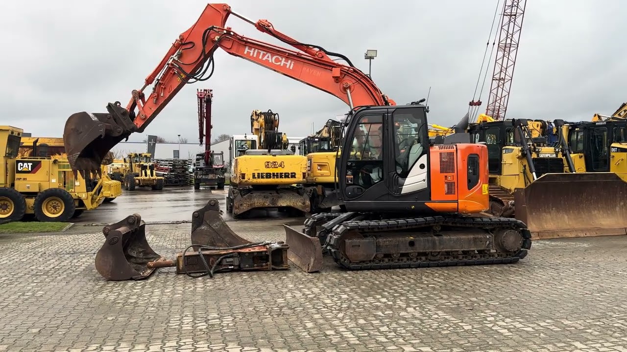 Hitachi Zaxis ZX135US-6 for sale with hammer! At www
