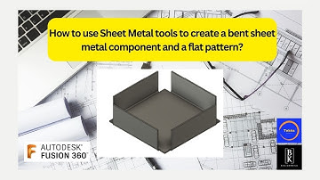 How to use Sheet Metal Tools In Fusion360? (DFM)| Fusion360 | Mechanical Engineering |BK Engineering