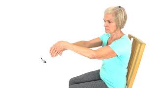 Senior Exercises | Hand Therapy | Wrist Ulnar Deviation Passive Exercise