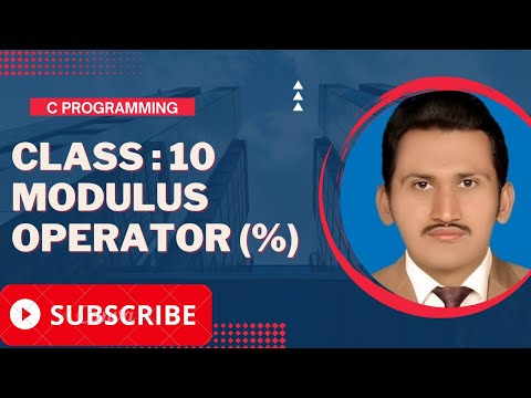 Modulus Operator (%) in C Language in Urdu/Hindi || Modulus operator in C and C++  in Urdu/Hindi