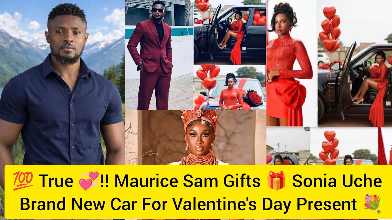 💯 Правда 💞🎁🎉! Морис Сэм всего 10 минут назад удивил Соню Уче подарком в виде новой машины для Вал...