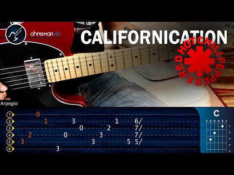 Punteo y Tablatura Californication - Red Hot Chili Peppers