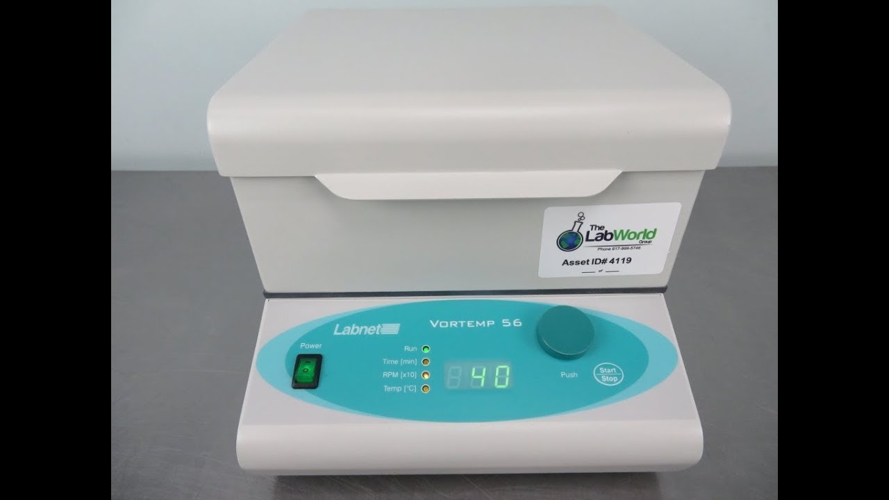 LabNet Vortemp 56 Incubator Shaker - YouTube