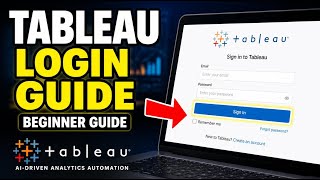 How to login to Tableau for AI-driven analytics automation - Beginner Guide
