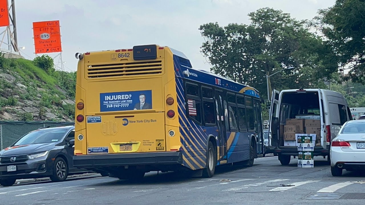 MTA NYCT: 2019 Novabus LFS #8642 on the Bx21 to Mott Haven departing ...