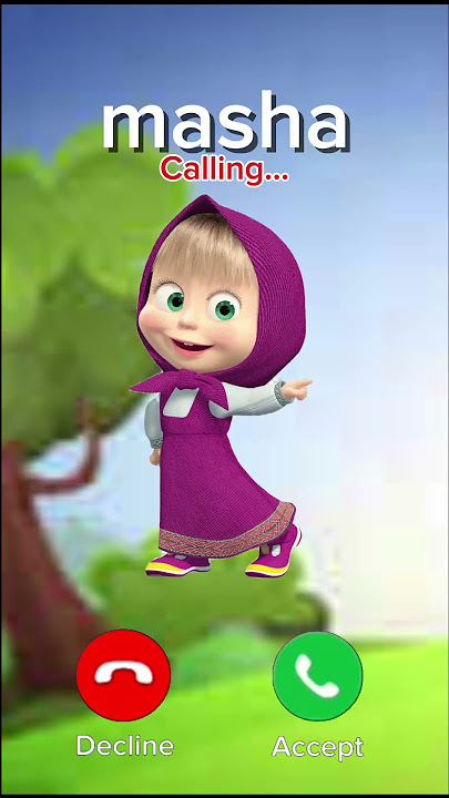 Calling masha #masha #funny #cartoon #fyp