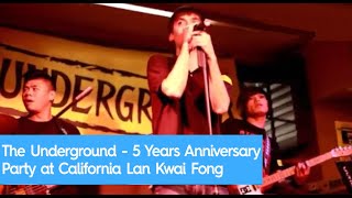 The underground - 5 years anniversary party at california lan kwai
fong hong kong 25th april 2009
