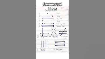 GEOMETRICAL LINES✨Mathematics|Point|Ray|Segment|Line Segment|Parallel|Perpendicular |Transversal