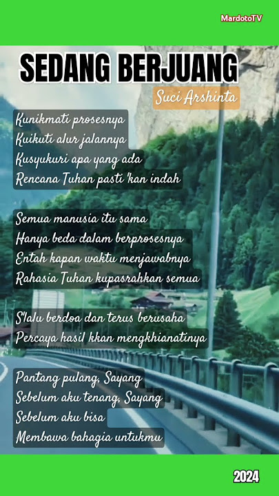 SEDANG BERJUANG Suci Arshinta | #rona