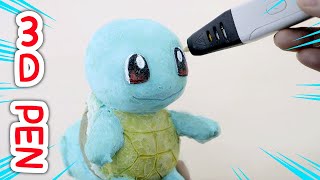 EPIC 3D PEN ART CHALLENGE!! Pokemon