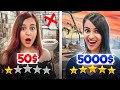 $50 HOTEL VS $5000 HOTEL 😲  WORST reviewed HOTEL VS BEST reviewed HOTEL