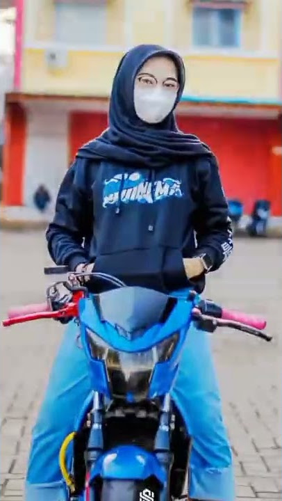 para rider wanita satriaFu #satriafu #sunmory #suzuki #satriafu150