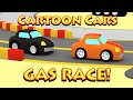 Cartoon Cars - GAS RACE! - Cartoons for kids