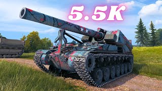 T92 HMC Arty 5.5K Damage & 5.4K dmg World of Tanks Replays