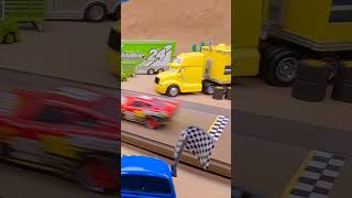 Lightning McQueen Races Against Rivals | Pixar Cars | #Shorts