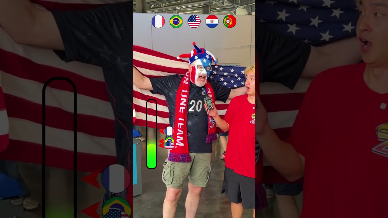 #ad Which Country Is The LOUDEST At The World Cup? ⚽️
