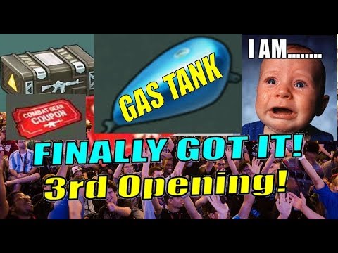 3rd RED COUPON OPENING! FINALLY GAS TANK! LAST DAY ON EARTH + GAS MASK