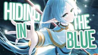 Nightcore - Hiding In The Blue (Lyrics)